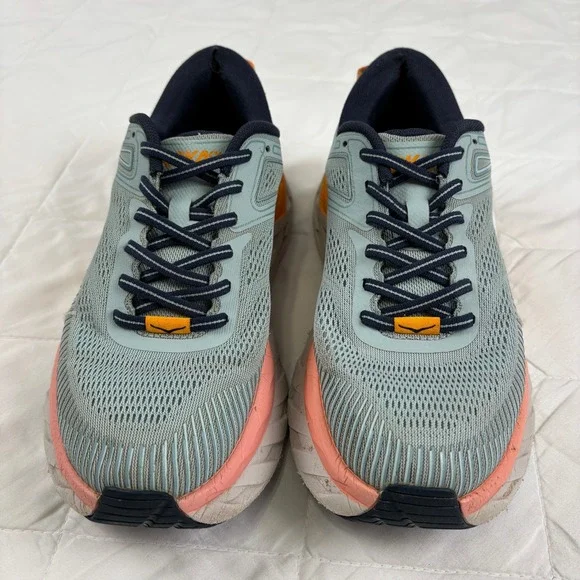 HOKA One One Bondi 7 Blue Haze Women's 8 Running Shoes Cushioned - Wear Noted - Picture 10 of 16